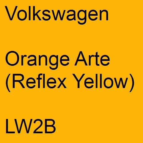 Volkswagen, Orange Arte (Reflex Yellow), LW2B.